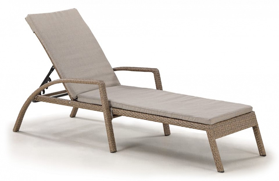 Лежак a30b2-w56 light brown с матрасом