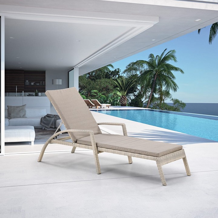 Лежак a30c2-w85 latte с матрасом