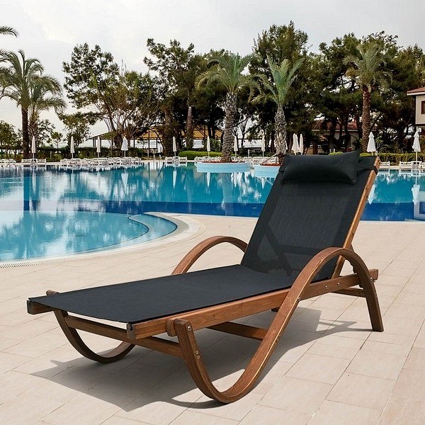 Лежак afm-511 black