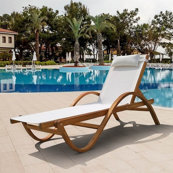 Лежак afm-511 white