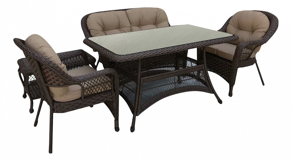 Набор уличный t130br-lv520bb-brown-beige