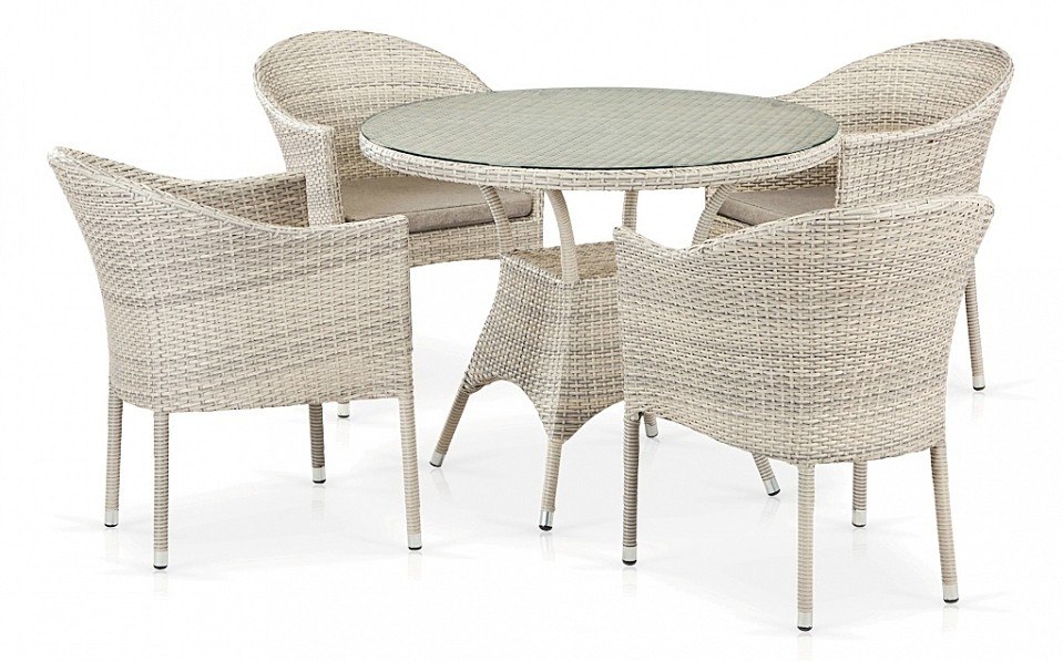 Набор уличный  t190a-y350a-w85-d90 latte 4pcs