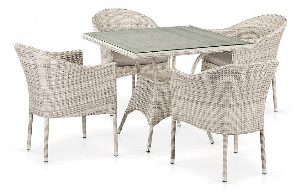 Набор уличный  t190b-y350a-w85-90x90 latte 4pcs