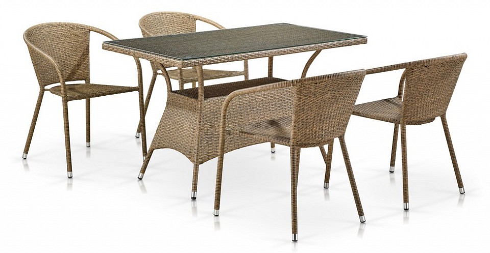 Набор уличный t198d-y137c-w56 light brown (4-1)