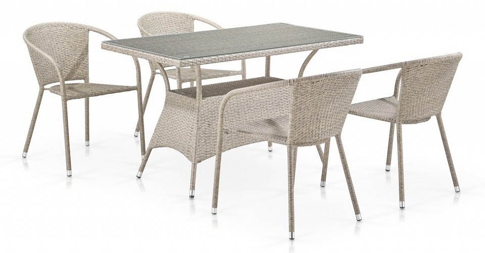 Набор уличный t198d-y137c-w85 latte 4pcs