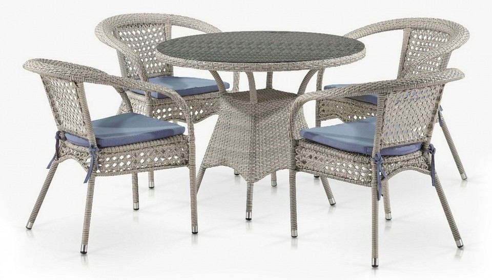 Набор уличный Лион-1c t220ct-y32-w85 latte 4pcs (4-1)