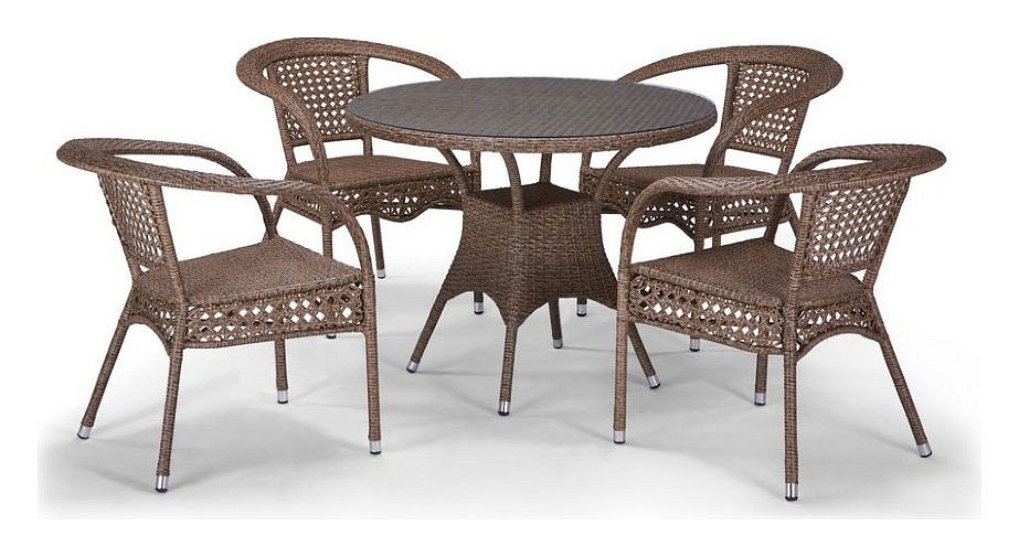 Набор уличный Джонс t220ct-y32-w56 light brown