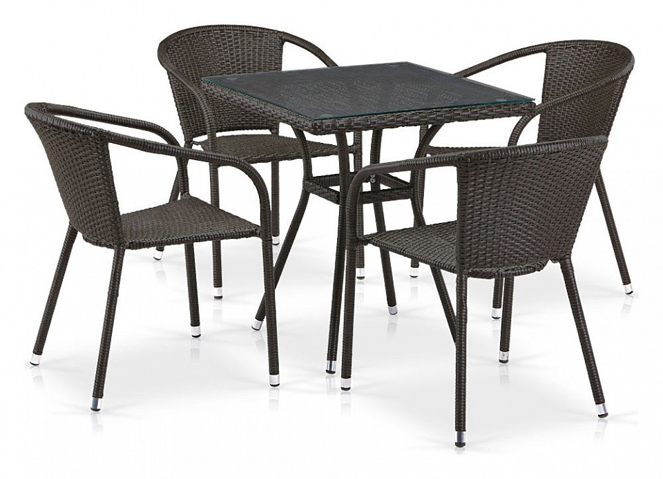 Набор уличный t282bnt-y137c-w53 brown 4pcs