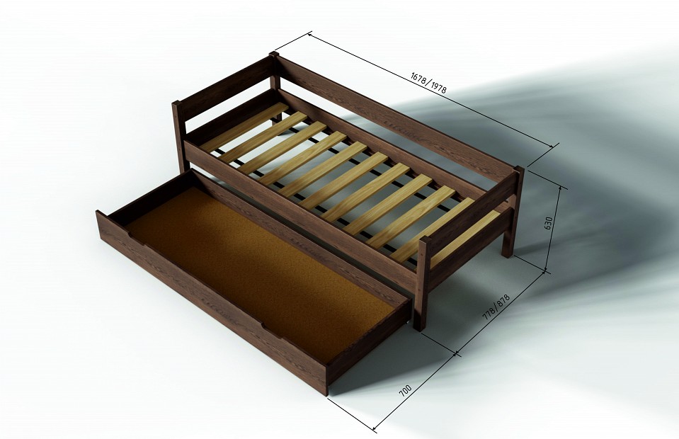 Кровать односпальная Алекса