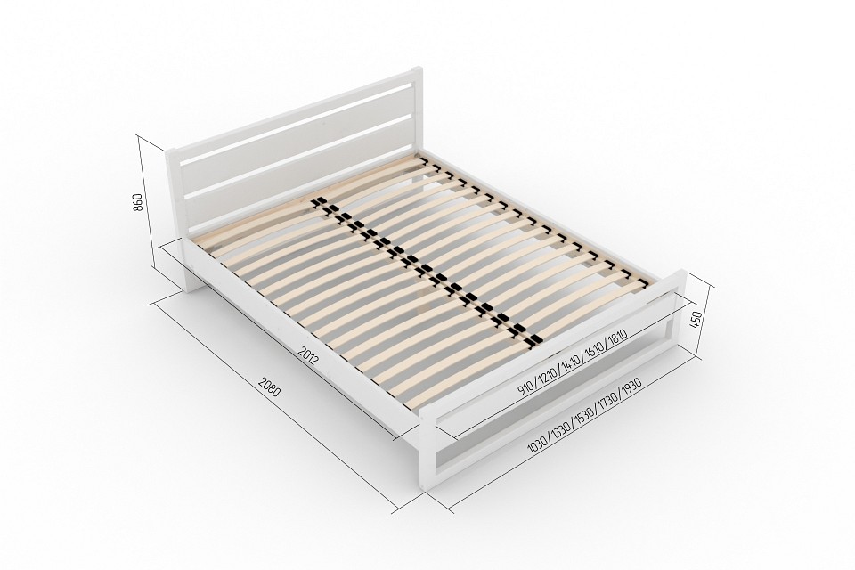 Кровать двуспальная Астра