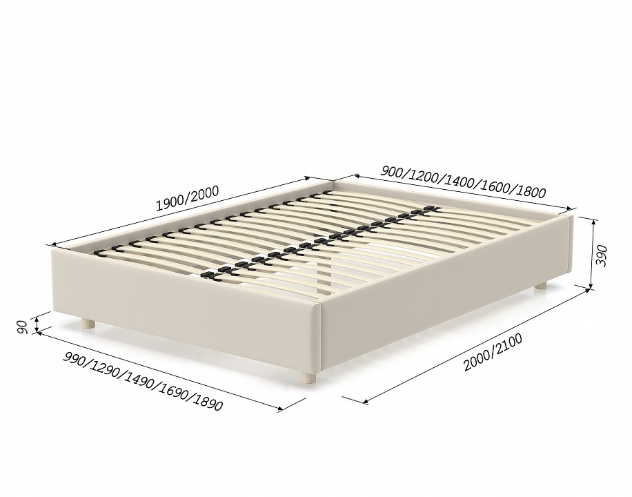 Кровать полутораспальная sleepbox
