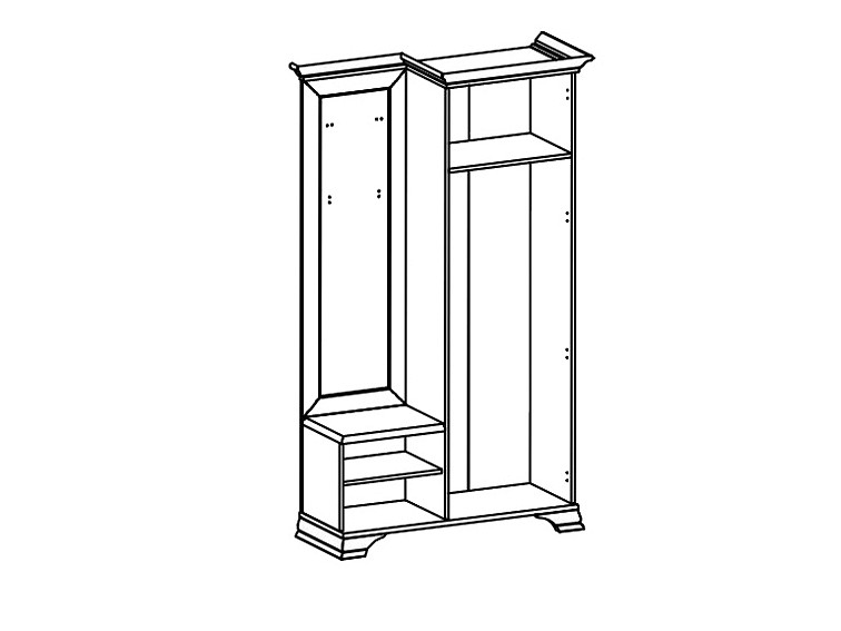 Стенка для прихожей Кентаки s132-ppk-110p