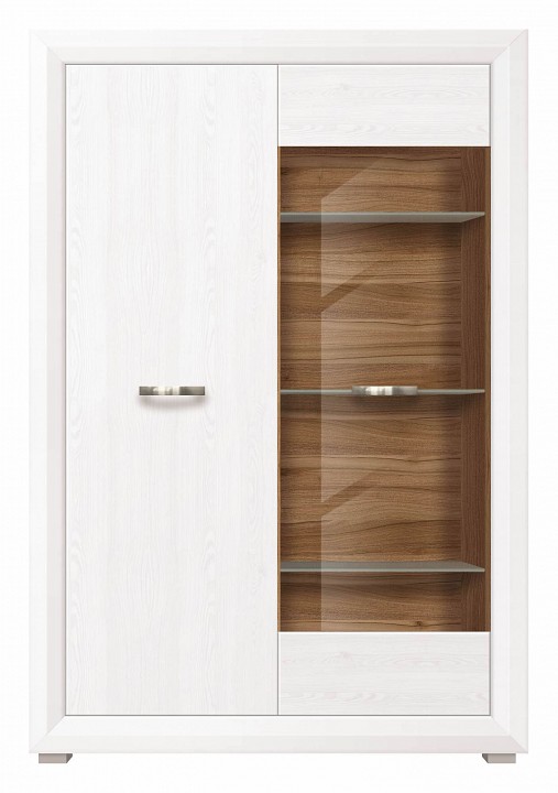 Тумба-витрина Мальта b136-reg1w1d