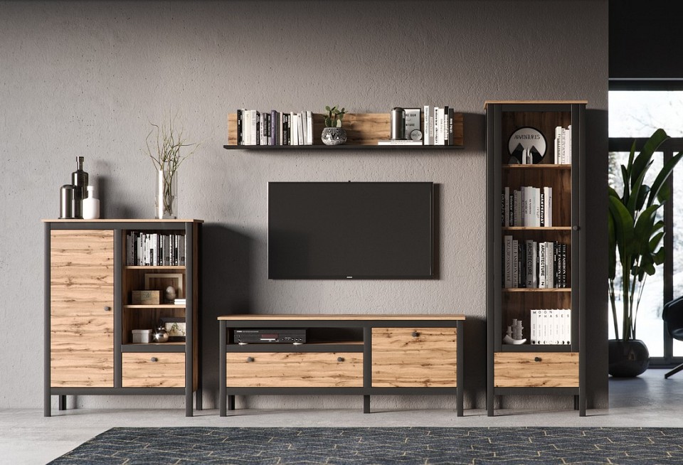 Тумба комбинированная Лофт reg1d1s-90