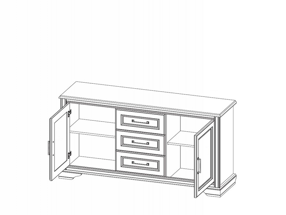Тумба Стилиус b169-kom2d3s