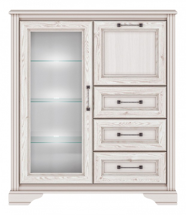 Тумба-витрина Стилиус с подсветкой b169-kom1w1b3s