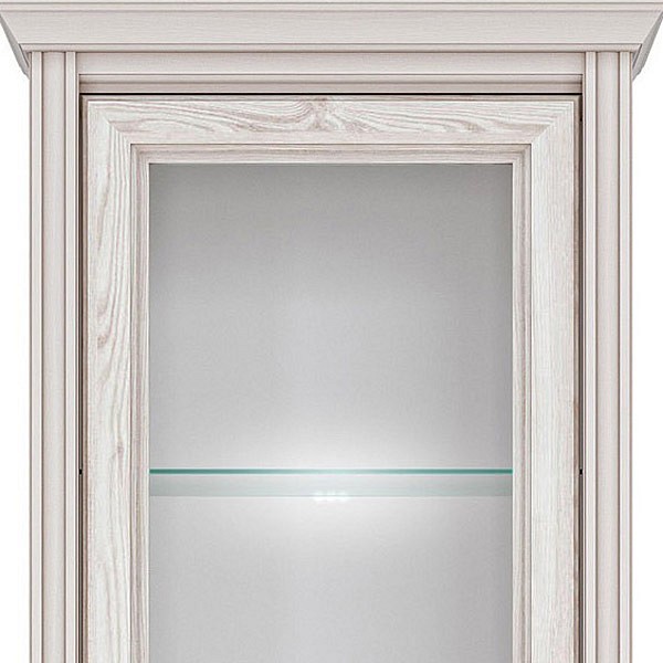 Шкаф-витрина Стилиус с подсветкой b169-reg1w2s