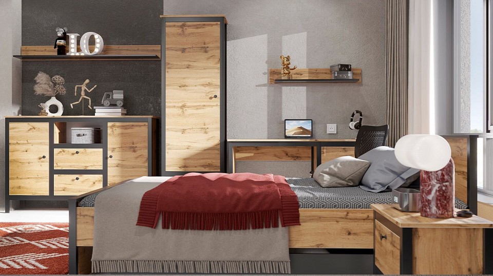 Полка навесная Лофт p-90