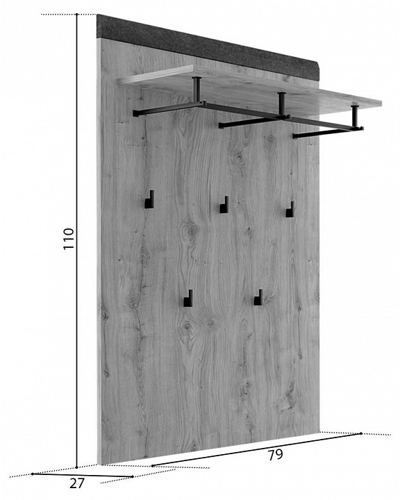 Вешалка-полка grace wie