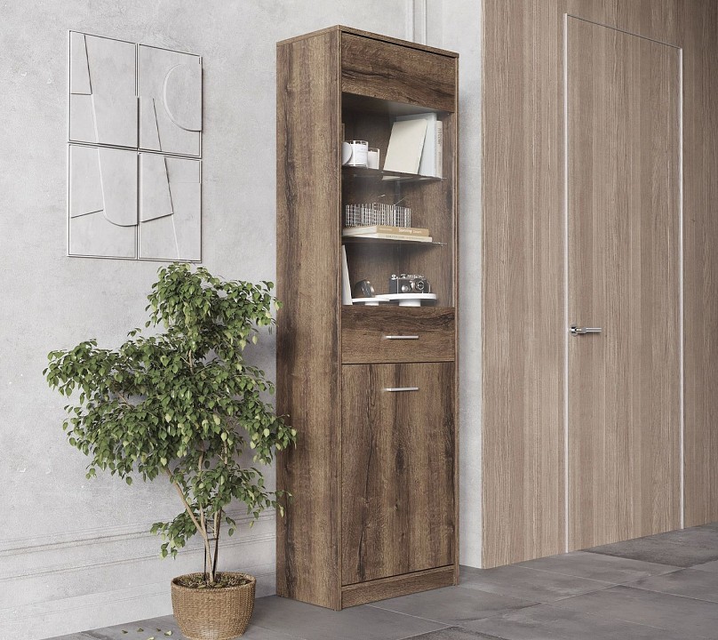 Шкаф-витрина Непо reg1d1w