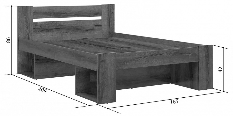 Кровать двуспальная Непо loz3s-160