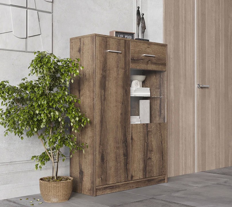 Тумба-витрина Непо reg1d1w-90