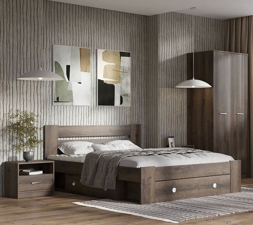 Набор из 3 ящиков для кровати Непо loz3s-160