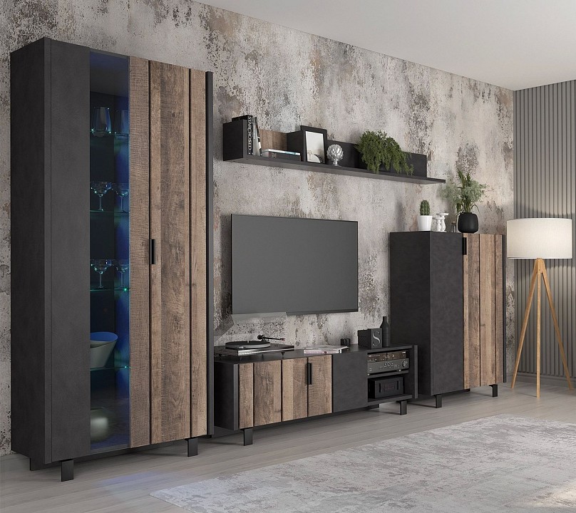 Шкаф-витрина ostin reg1w1d