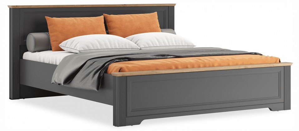 Кровать двуспальная jasmin loz160х200 с ПМ