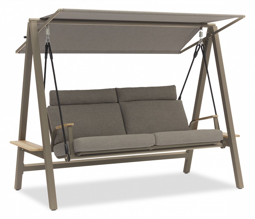 Качели с тентом трехместные malmo