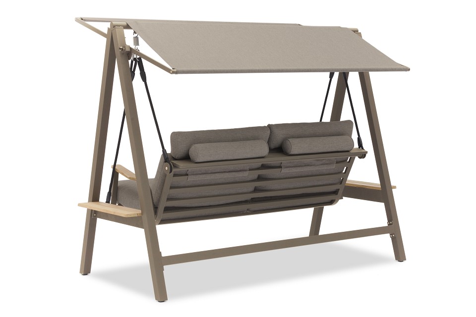 Качели с тентом трехместные malmo