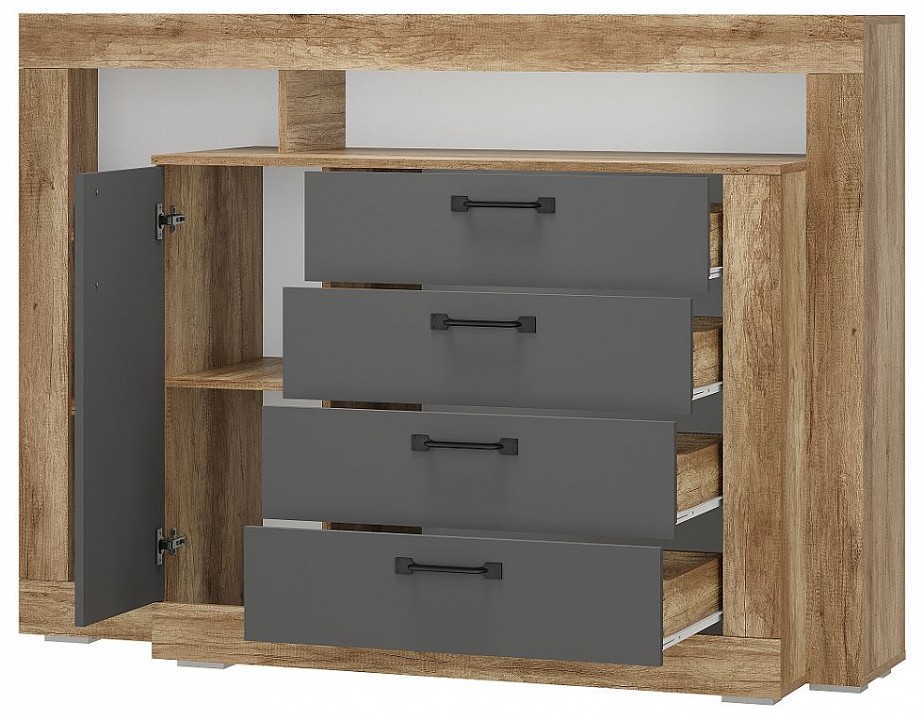 Тумба комбинированная Прима КМ-17