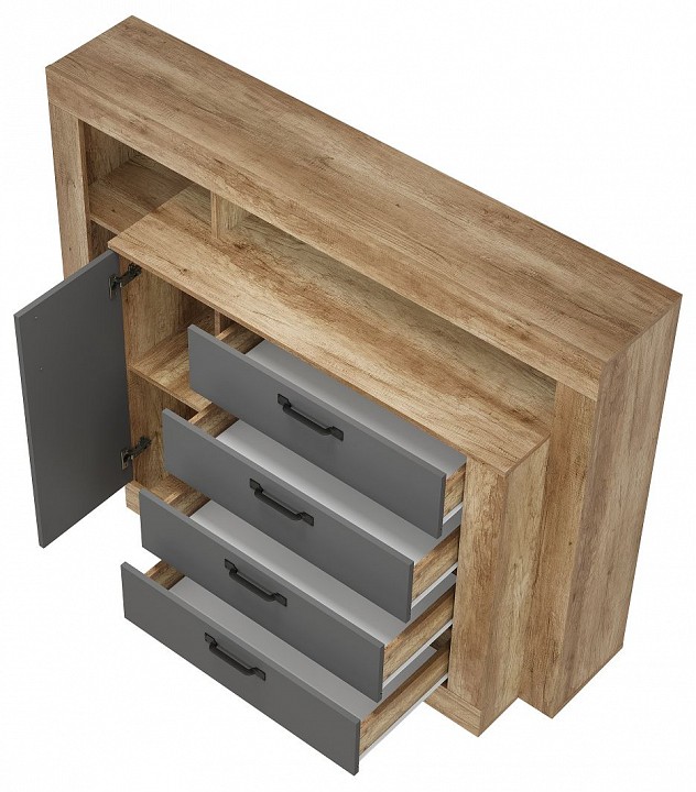 Тумба комбинированная Прима КМ-17