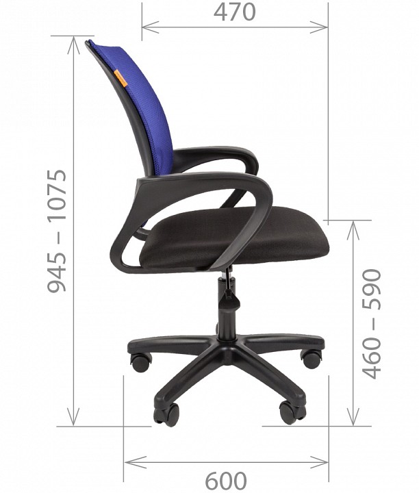 Кресло компьютерное chairman 696 lt