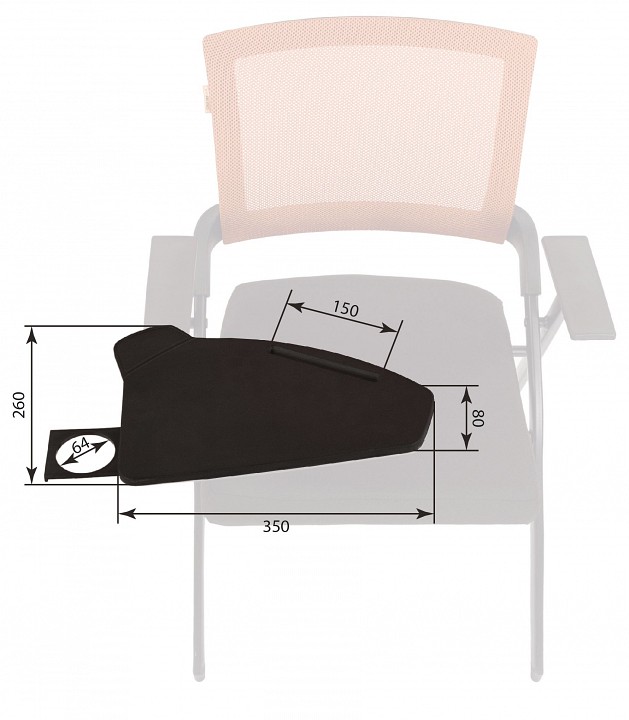 Пюпитр для кресла chairman nexx