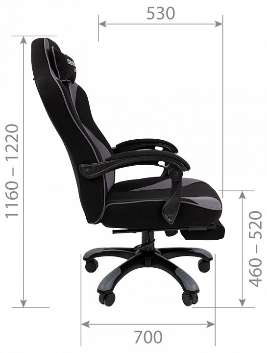 Кресло игровое chairman game 35