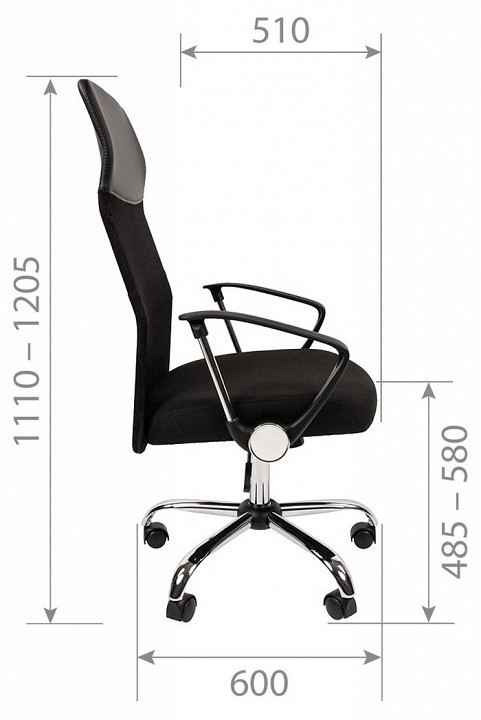 Кресло компьютерное chairman 610