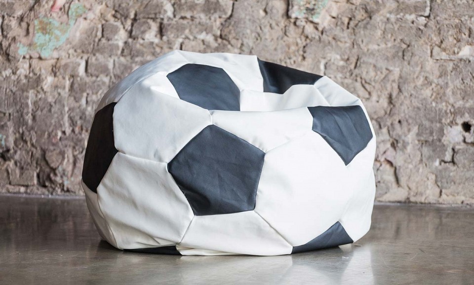 Кресло-мешок Бело-черный