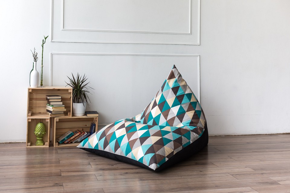 Кресло-мешок Пирамида Изумруд