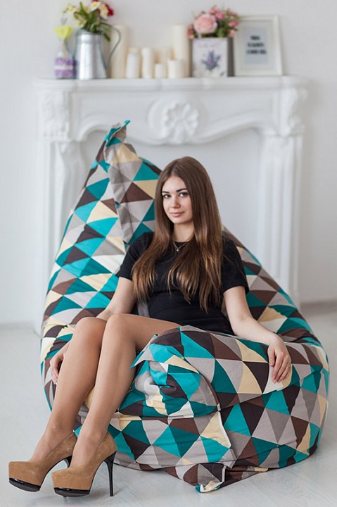 Кресло-мешок Подушка Изумруд