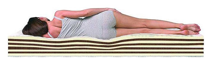 Матрас двуспальный mix massage 2000x1600