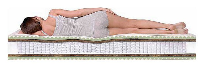 Матрас полутораспальный space massage s-1000 2000x1400