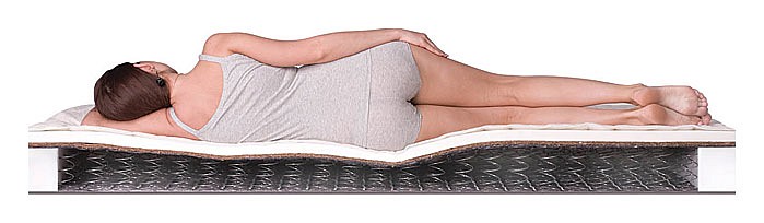 Матрас односпальный eco holl hard bs-120 2000x800