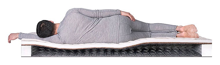 Матрас полутораспальный eco holl hard bs-120 2000x1400