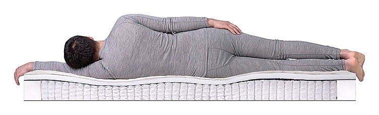 Матрас полутораспальный eco holl s-1000 2000x1200