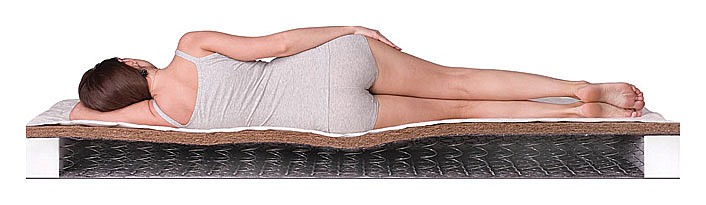 Матрас полутораспальный kombi-1 bs-120 1900x1400