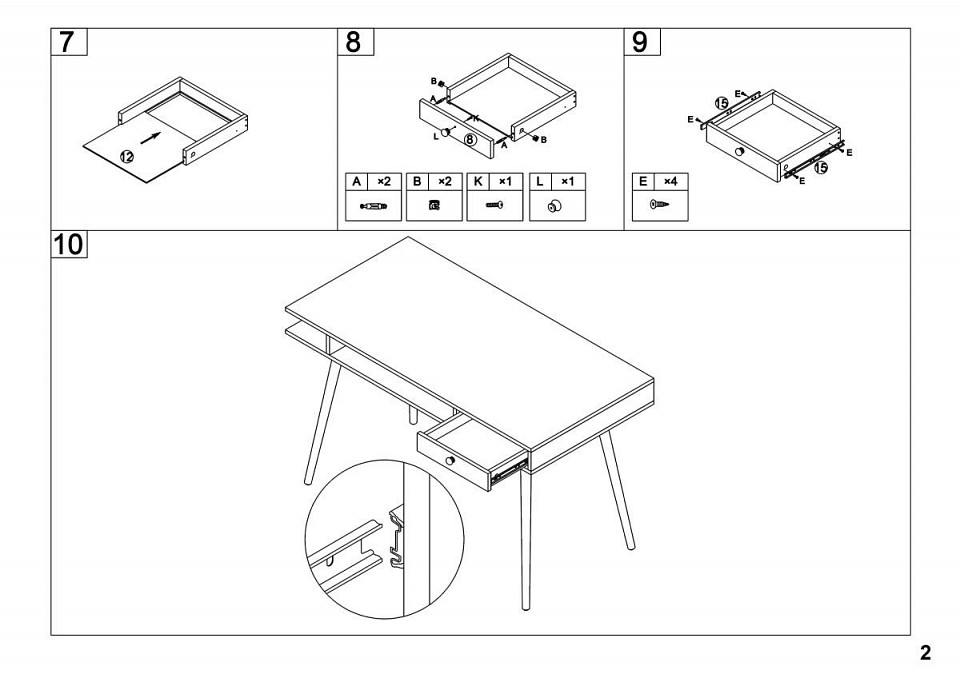 Стол компьютерный b-34