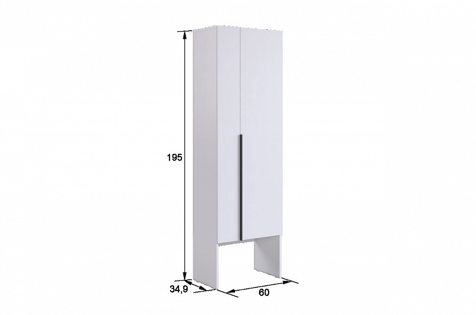 Шкаф платяной Баско