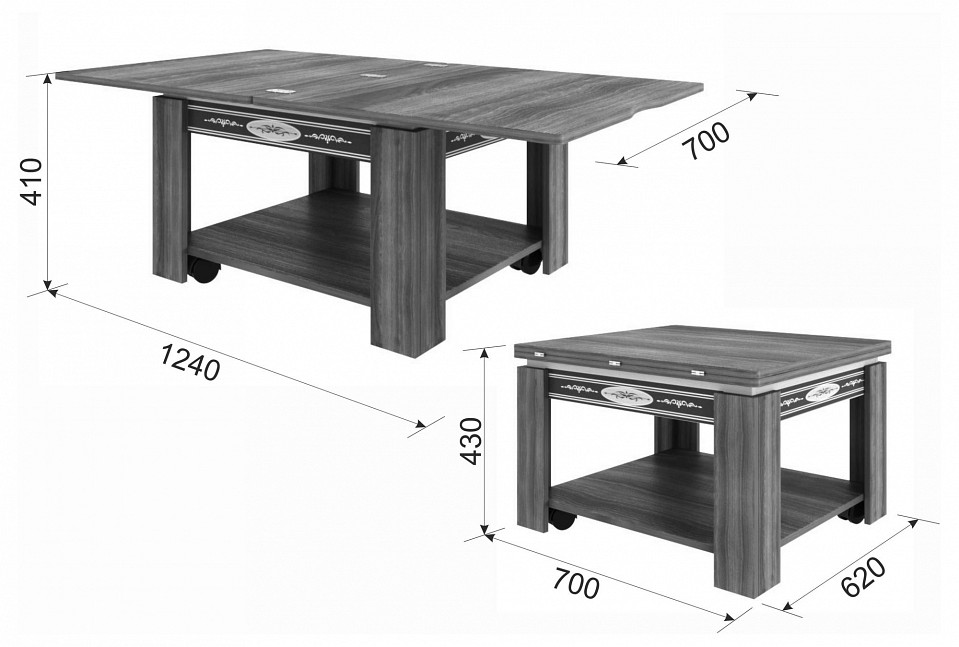 Стол-трансформер Адам 1