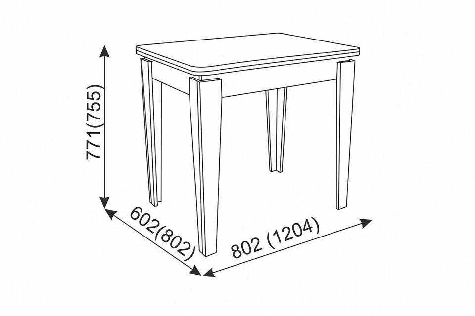 Стол обеденный Фантазия